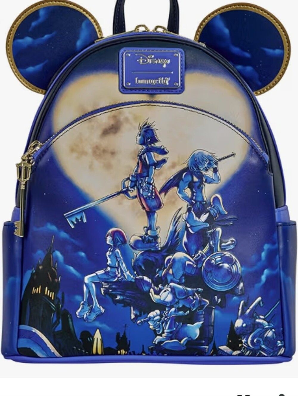 Loungefly Blue Kingdom Hearts Mini Backpack